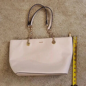 Aldo Leather light peach tote shoulder bag
